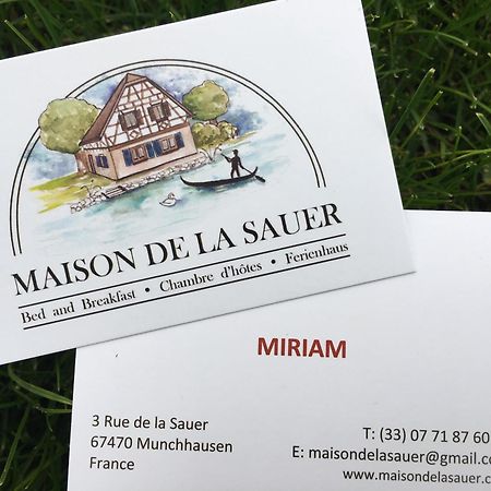 Maison De La Sauer - Bed And Breakfast | Chambre D'Hotes | Ferienhaus Munchhausen Bagian luar foto